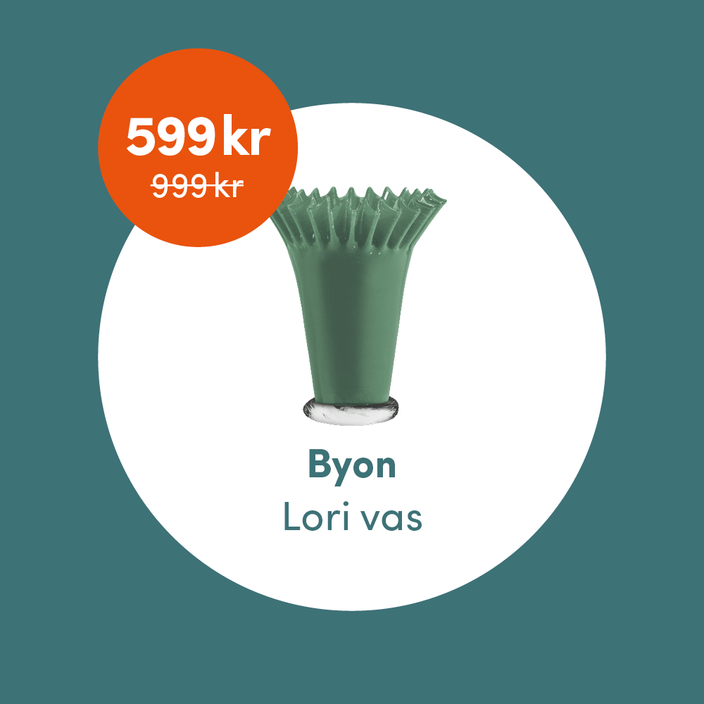 Medlemspris! Byon vas 599 kr