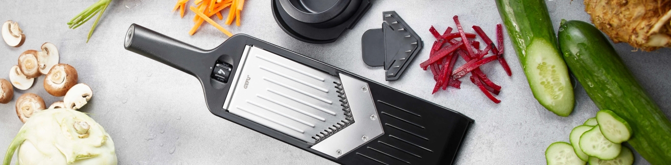 Gefu keittiövälineet mandoliini leikkuri mandoliini hedelmät vihannekset