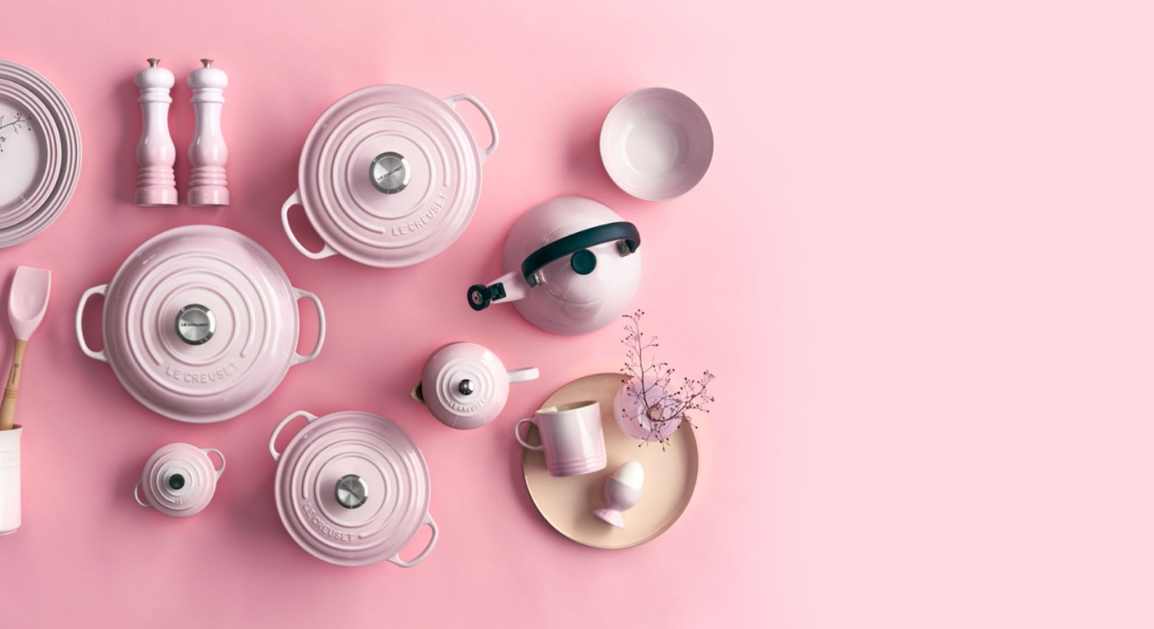 Le Creuset rosa shell pink