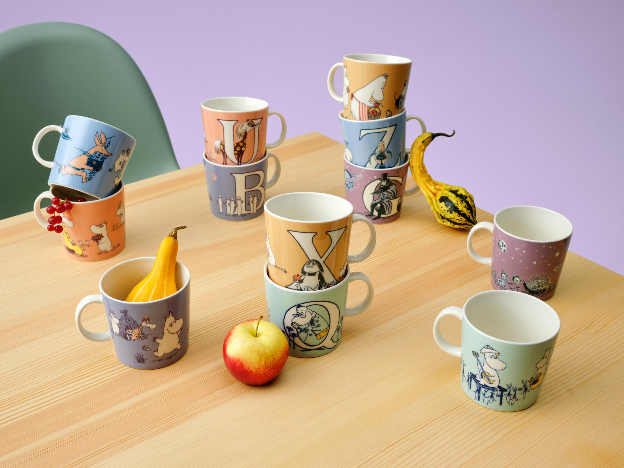 Muminmuggar bokstäver