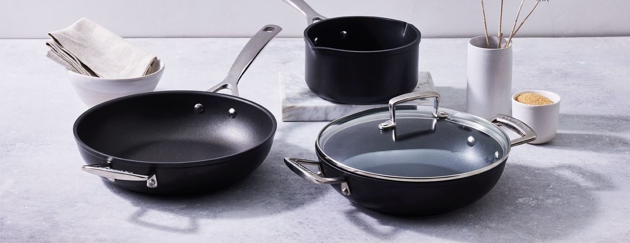 Toughened stekepanner fra Le Creuset