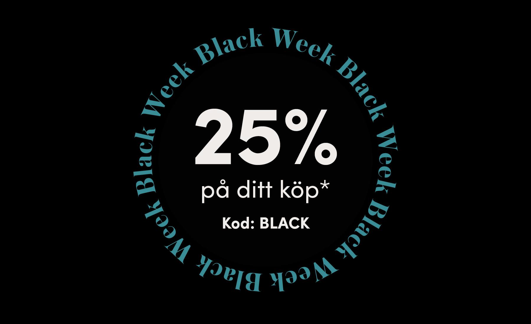 Black Week offer: 25% off your purchase with code BLACK.