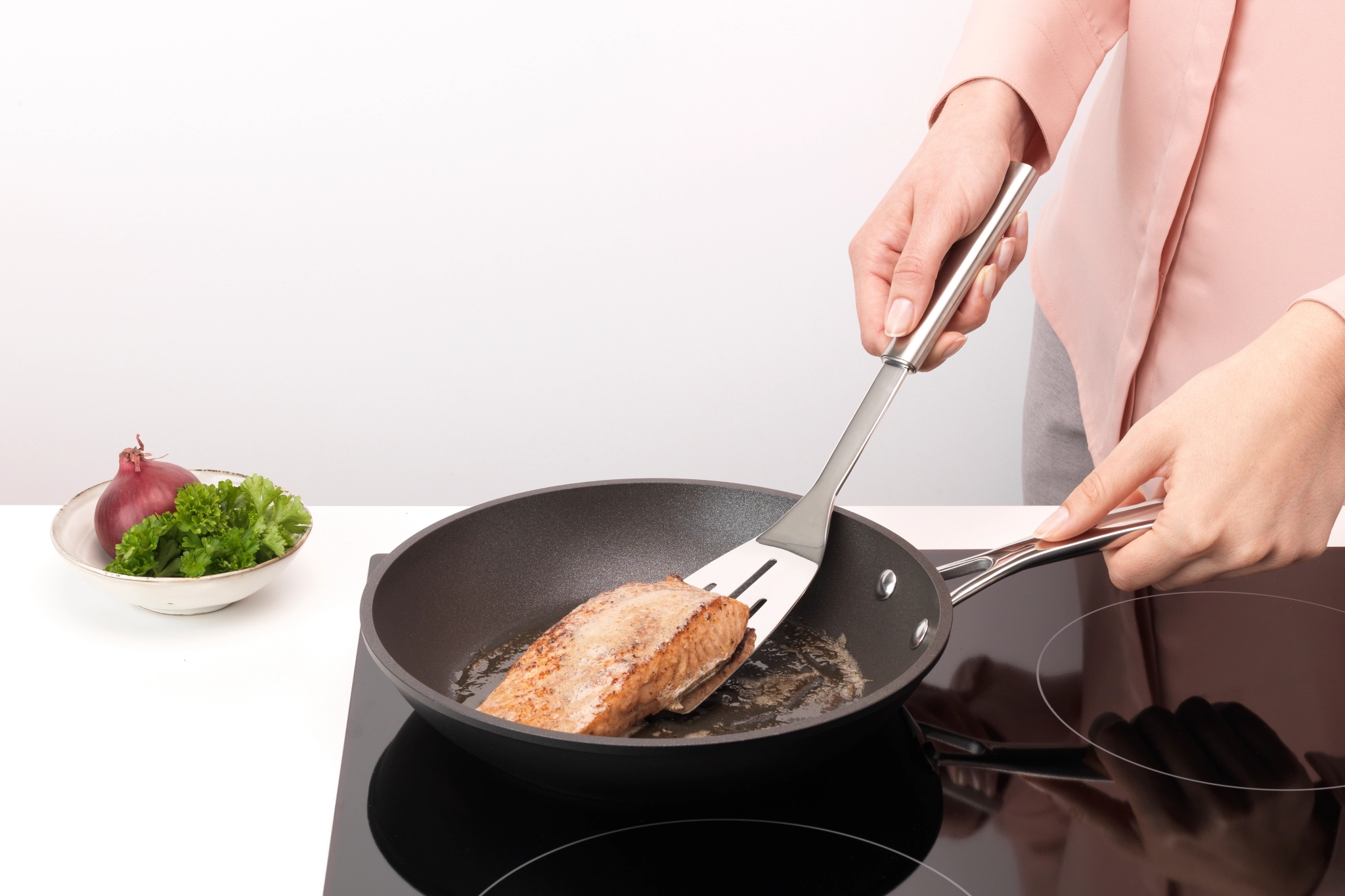 Stekespade i rustfritt stål