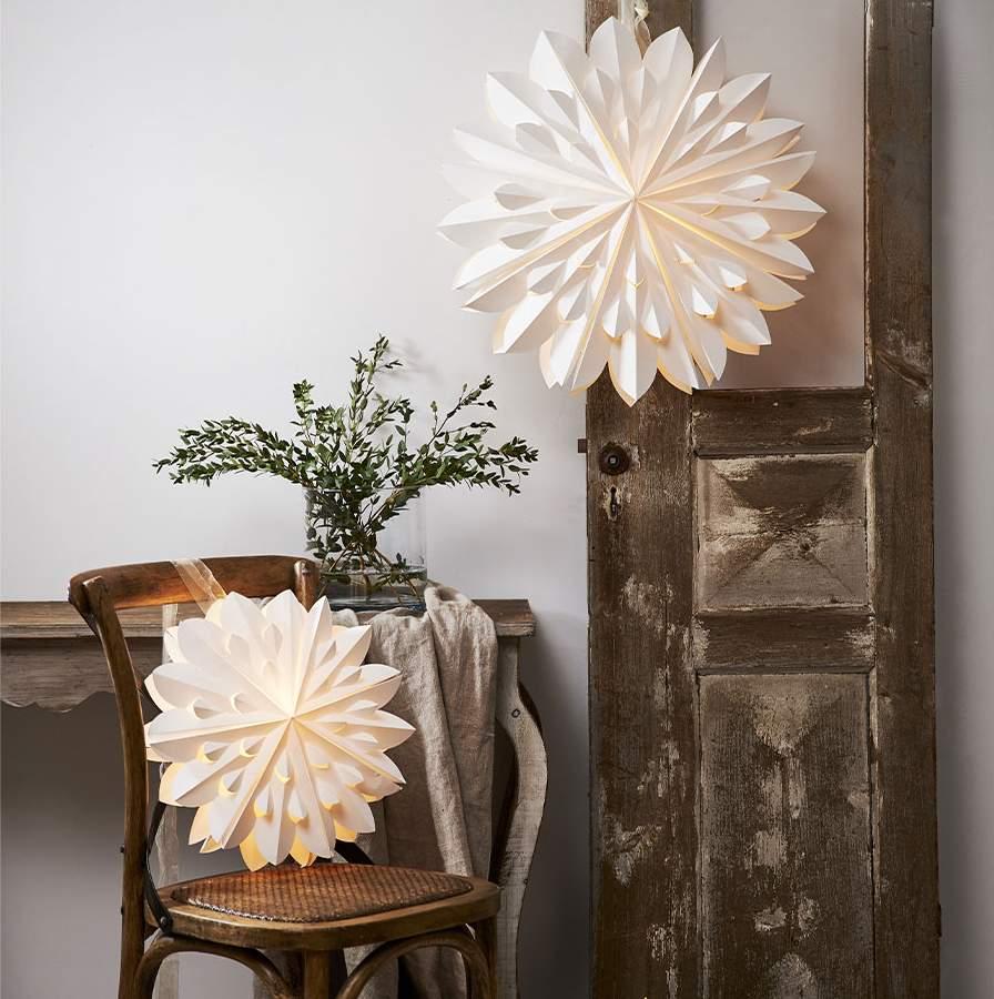 Star Trading Clipp joulutähti valotähti ikkunaan valkoinen