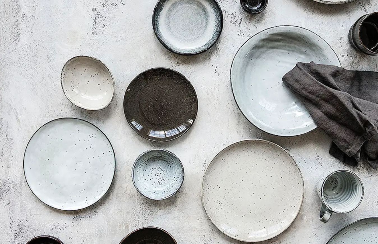 House Doctor tallrikar i blandade storlekar