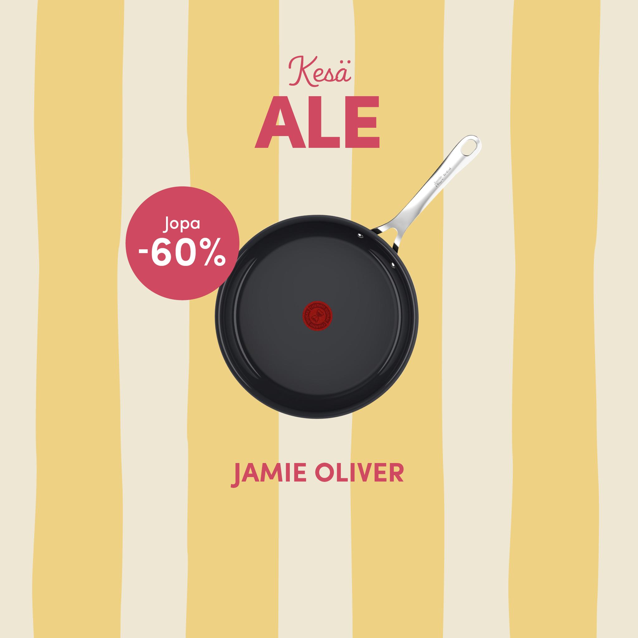 Kesäale jopa 60 % alennuksella Jamie Oliverilla