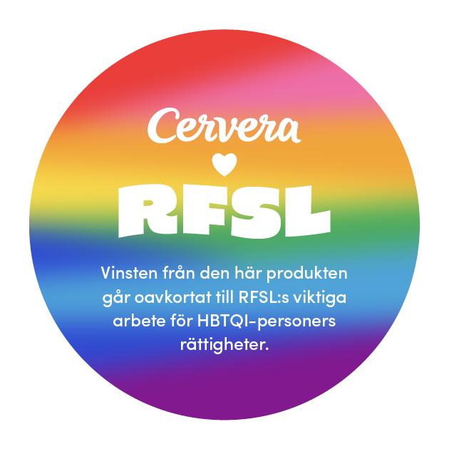 a rainbow colored circle with the words cervera rfsl on it