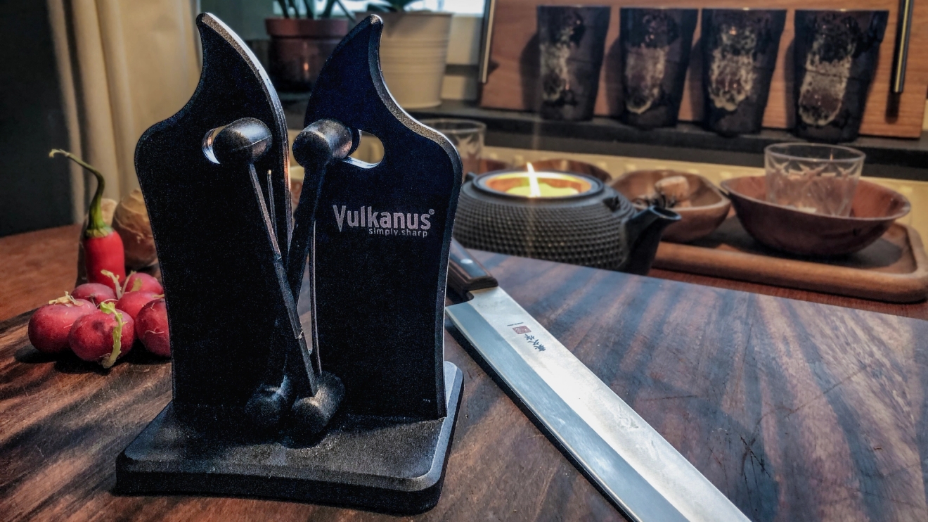 Vulkanus knivslip i svart