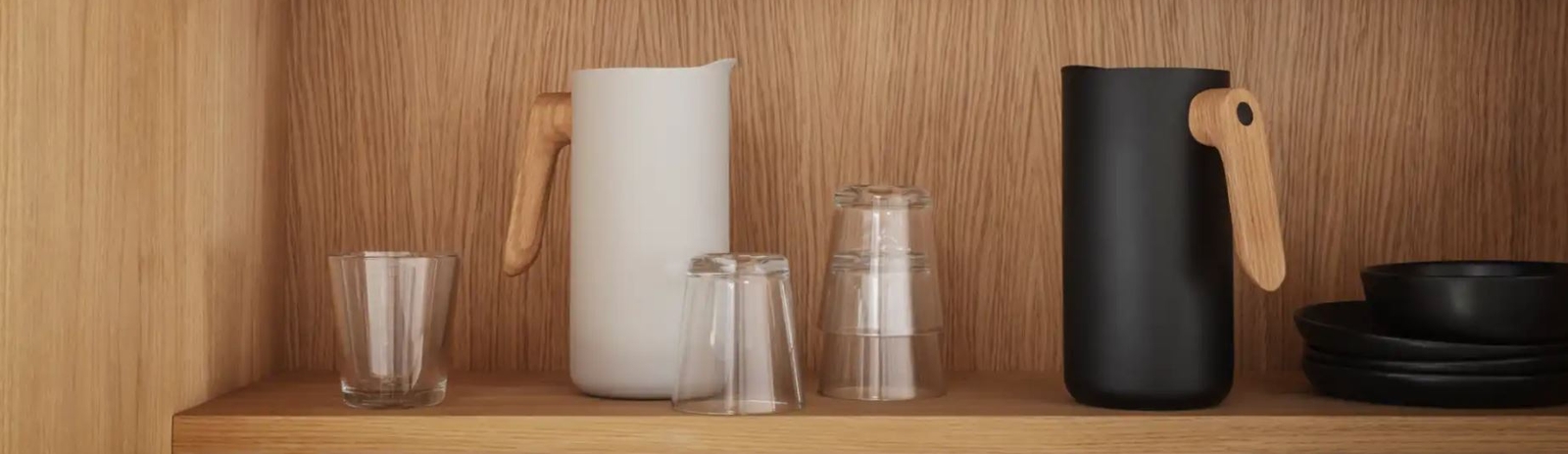 Eva solo Nordic Kitchen termoskannu lasit lautaset astiat