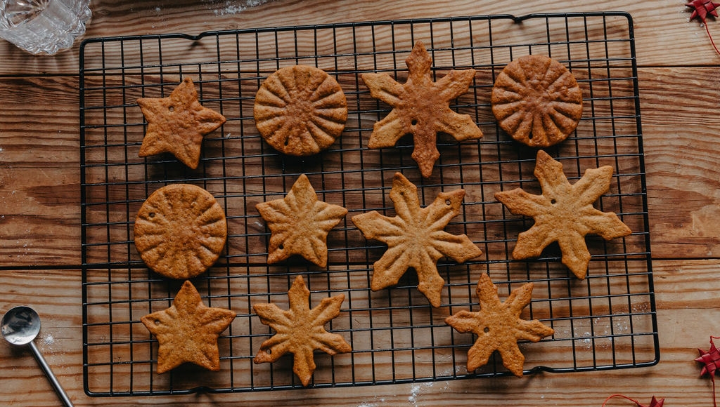 Mönstrade pepparkakor