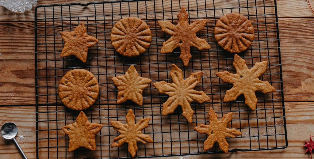 Mönstrade pepparkakor