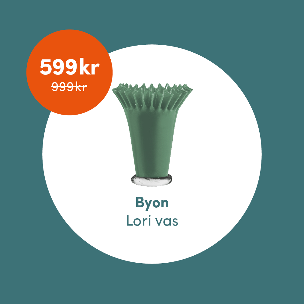 Medlemspris! Byon vas 599 kr