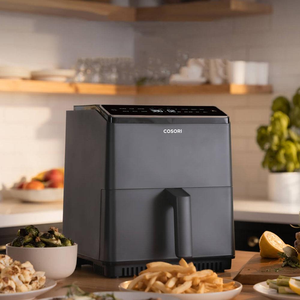 Cosori musta airfryer - testivoittaja