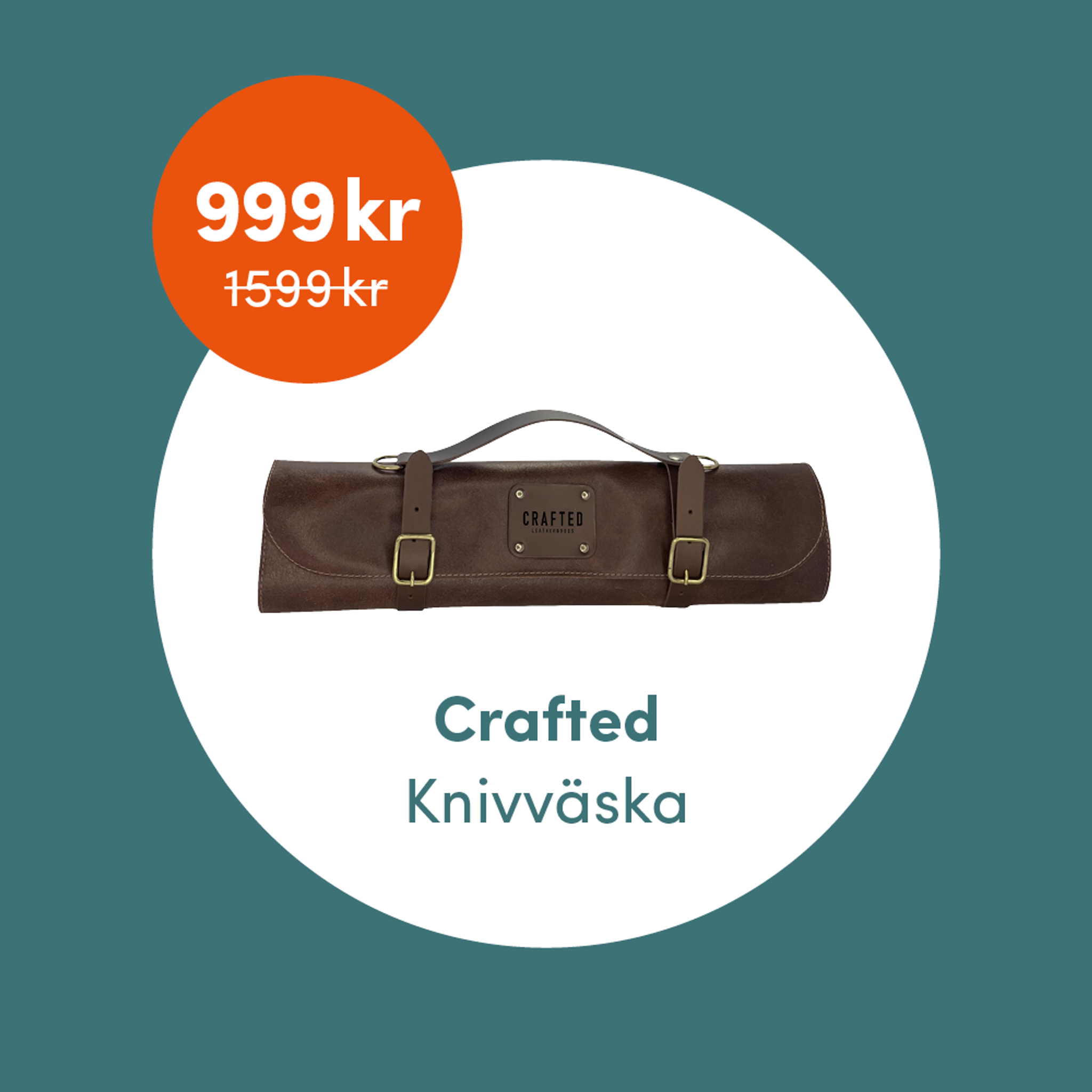 Medlemspris! Crafted Knivväska 999 kr