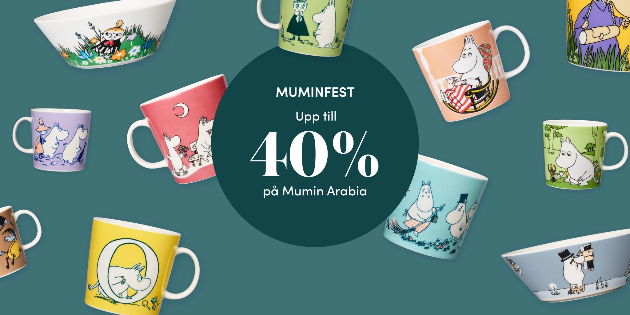 Muminfest - upp till 40% på Mumin Arabia