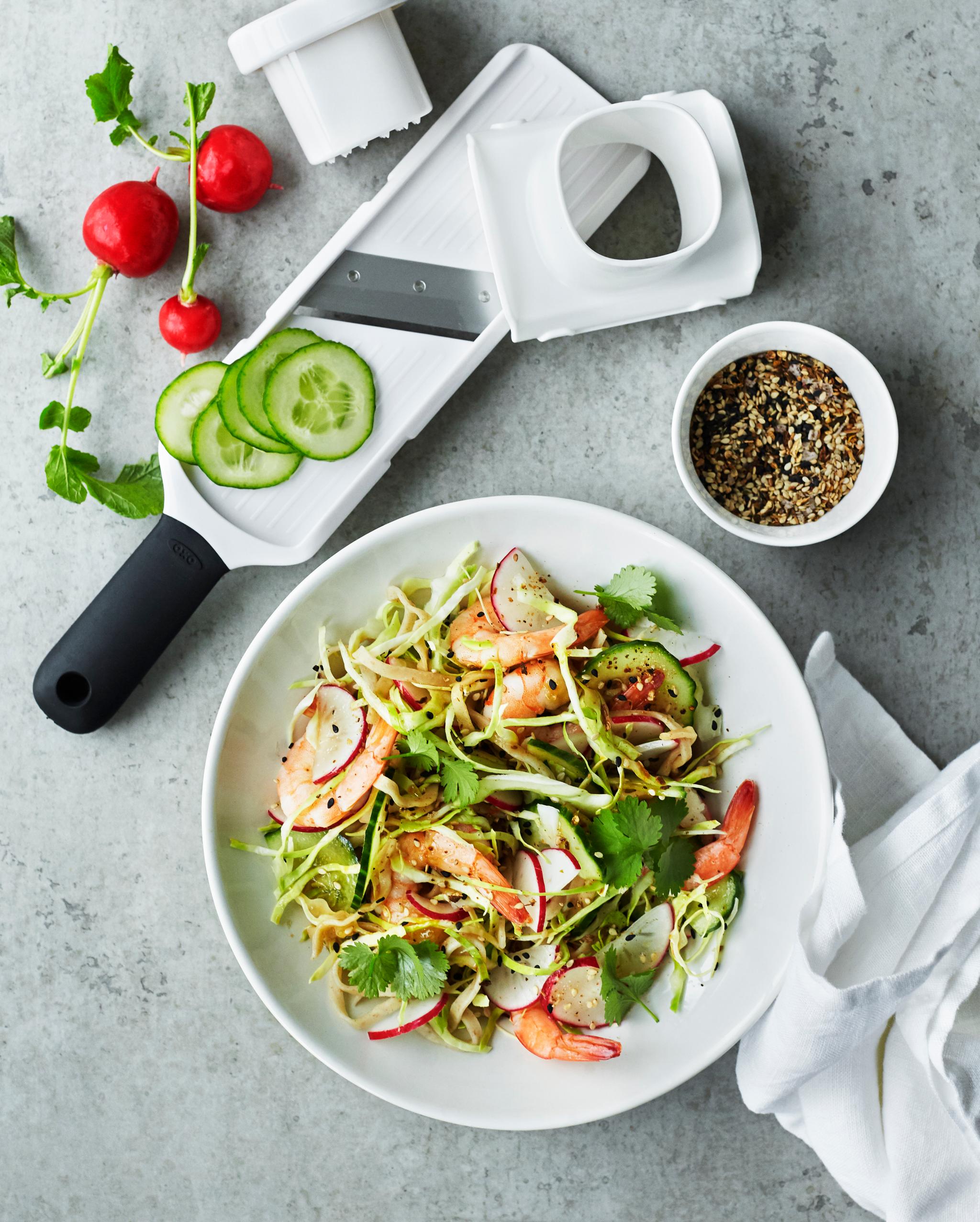 Oxo mandoliini valkoinen salaatti raastesalaatti