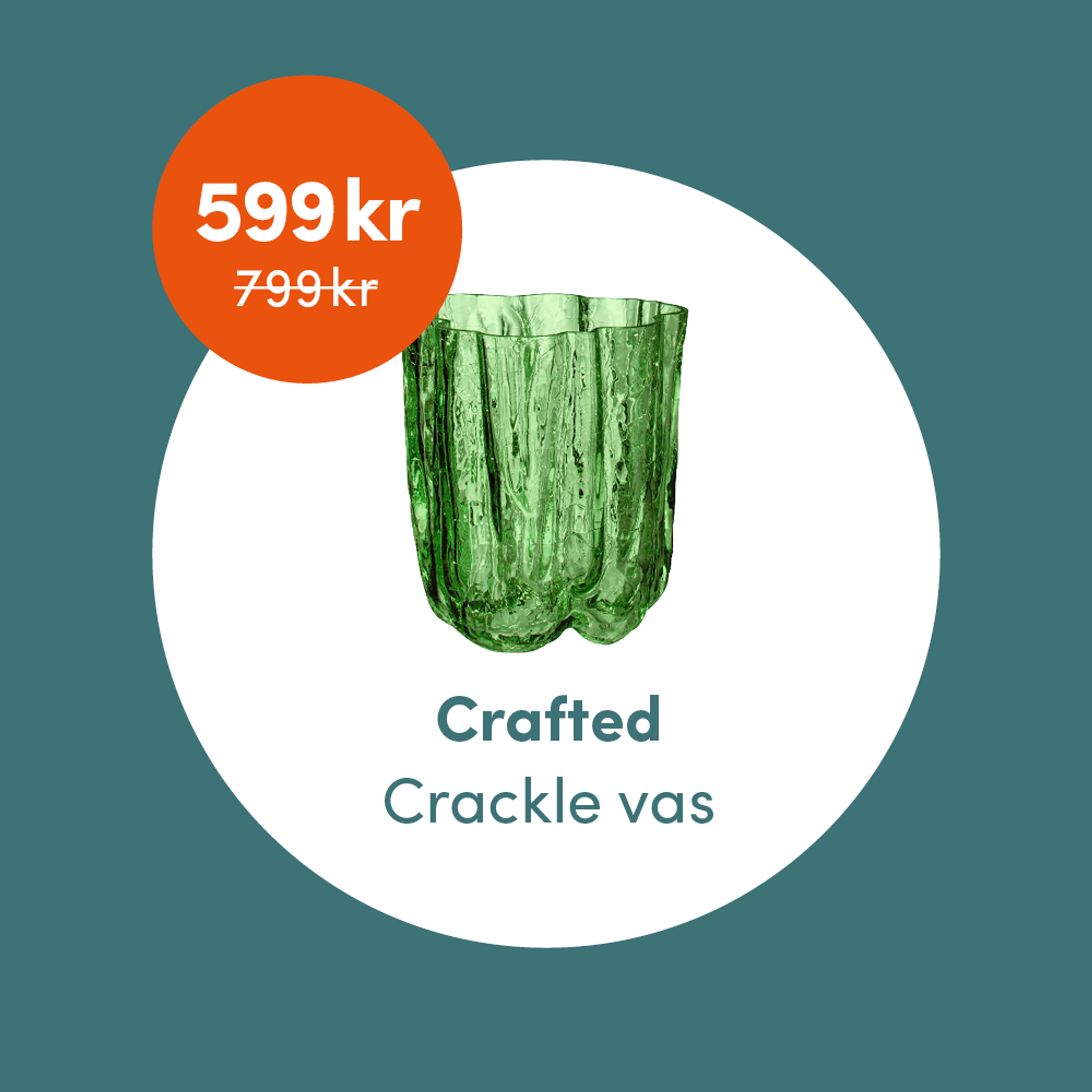 Medlemsklipp! Kosta Boda vas 599 kr