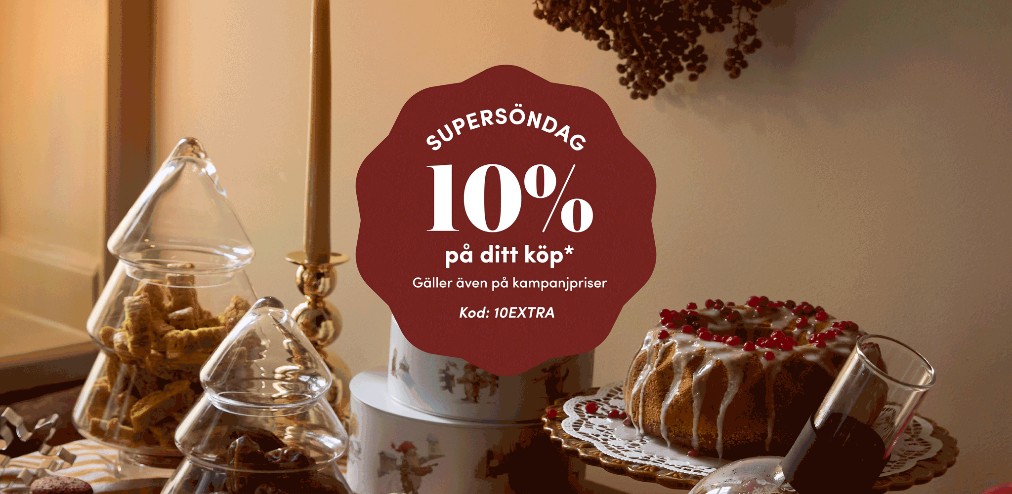 10% på ditt köp* Ange kod 10EXTRA