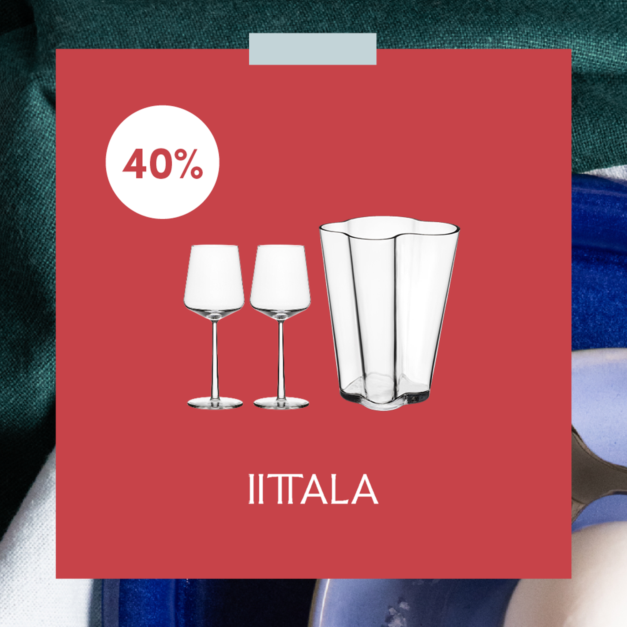 SALG 40% på iittala