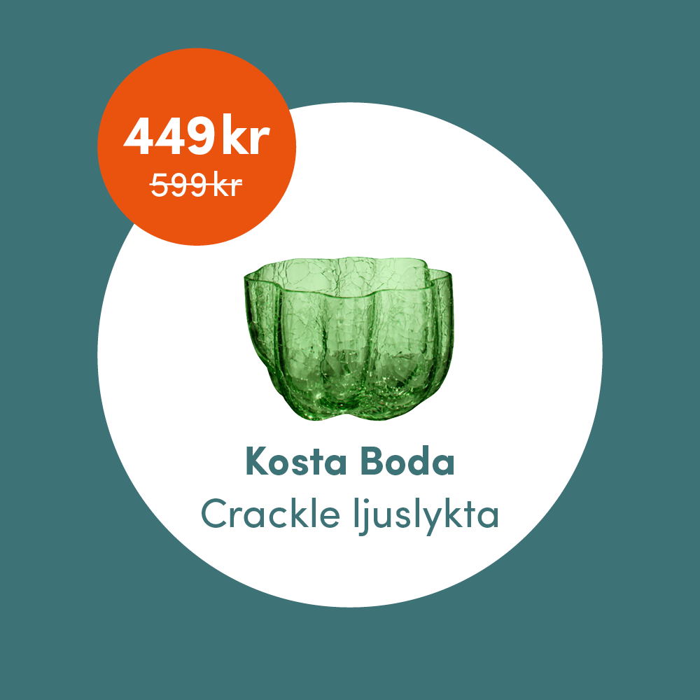 Medlemsklipp! Kosta Boda vas 449 kr
