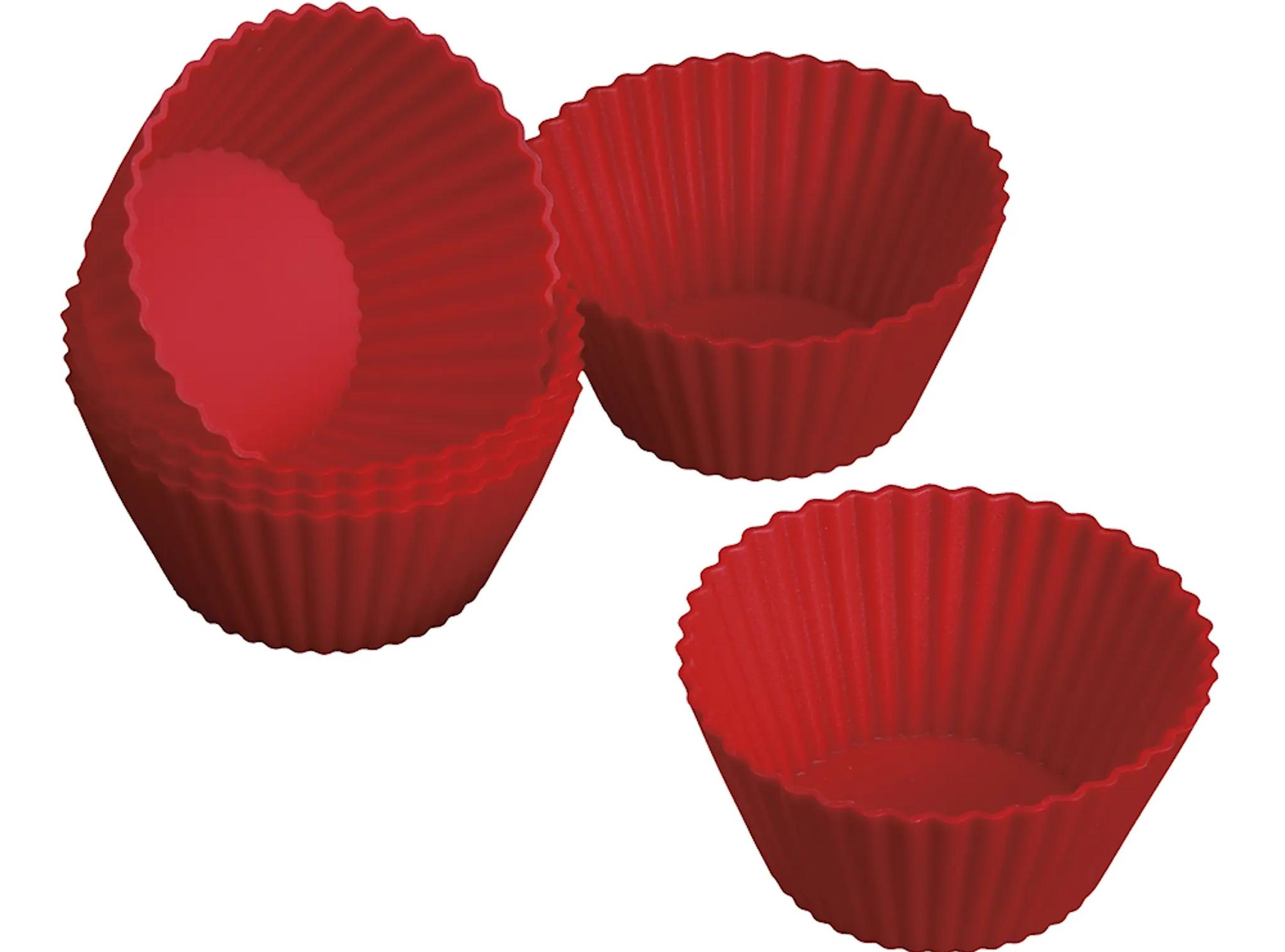 Guardini silikon form cupcakeform silikonform röd