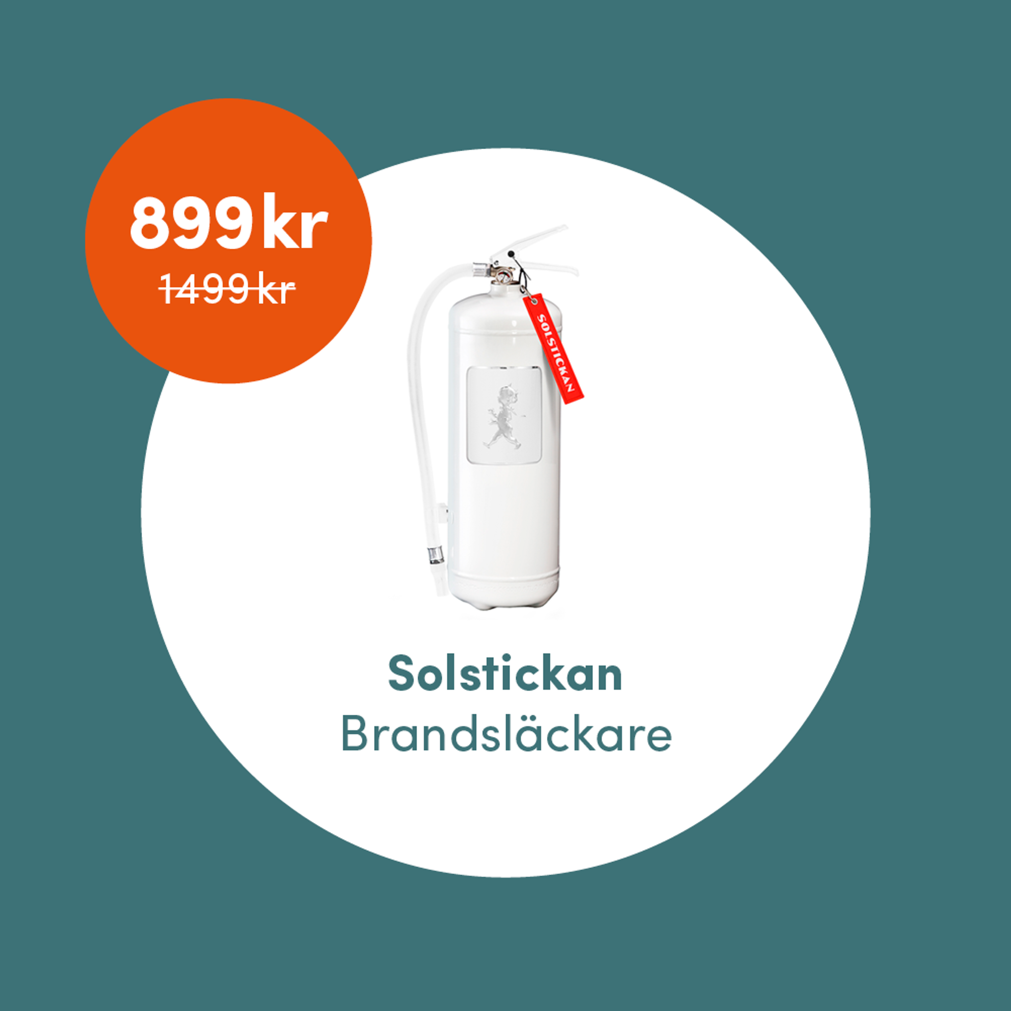 Medlemsklipp! Solstickan brandsläckare 899 kr