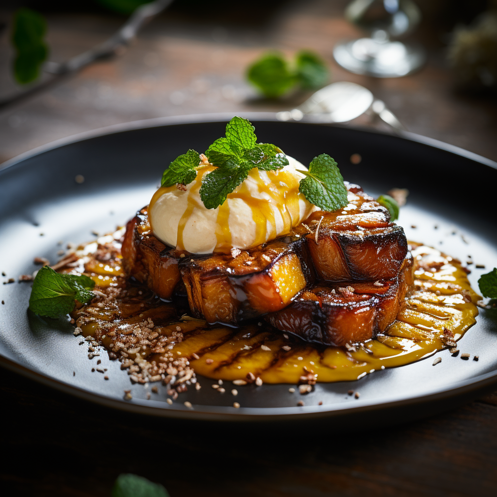 Honungsglaserad plantain (kokbanan)