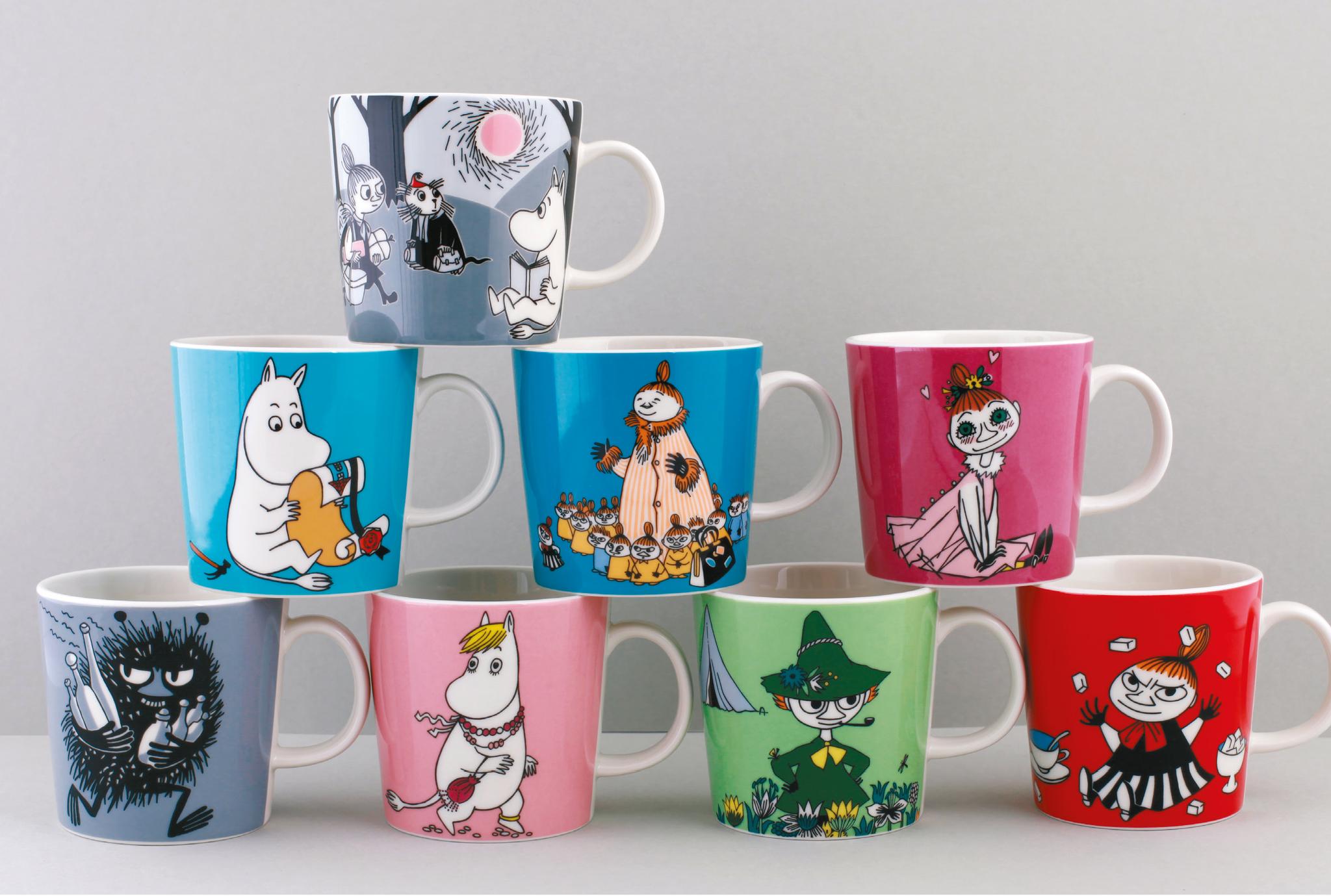 arabia muumimukit vanhoja muumimukeja muumihahmot nuuskamuikkunen muumipeikko pikku myy muki