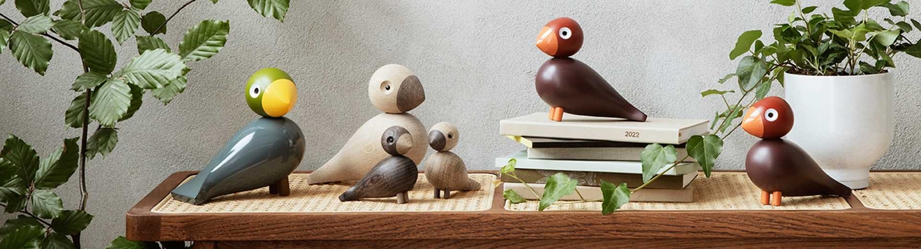 Kay Bojesen linnut pikkulinnut puiset lelut