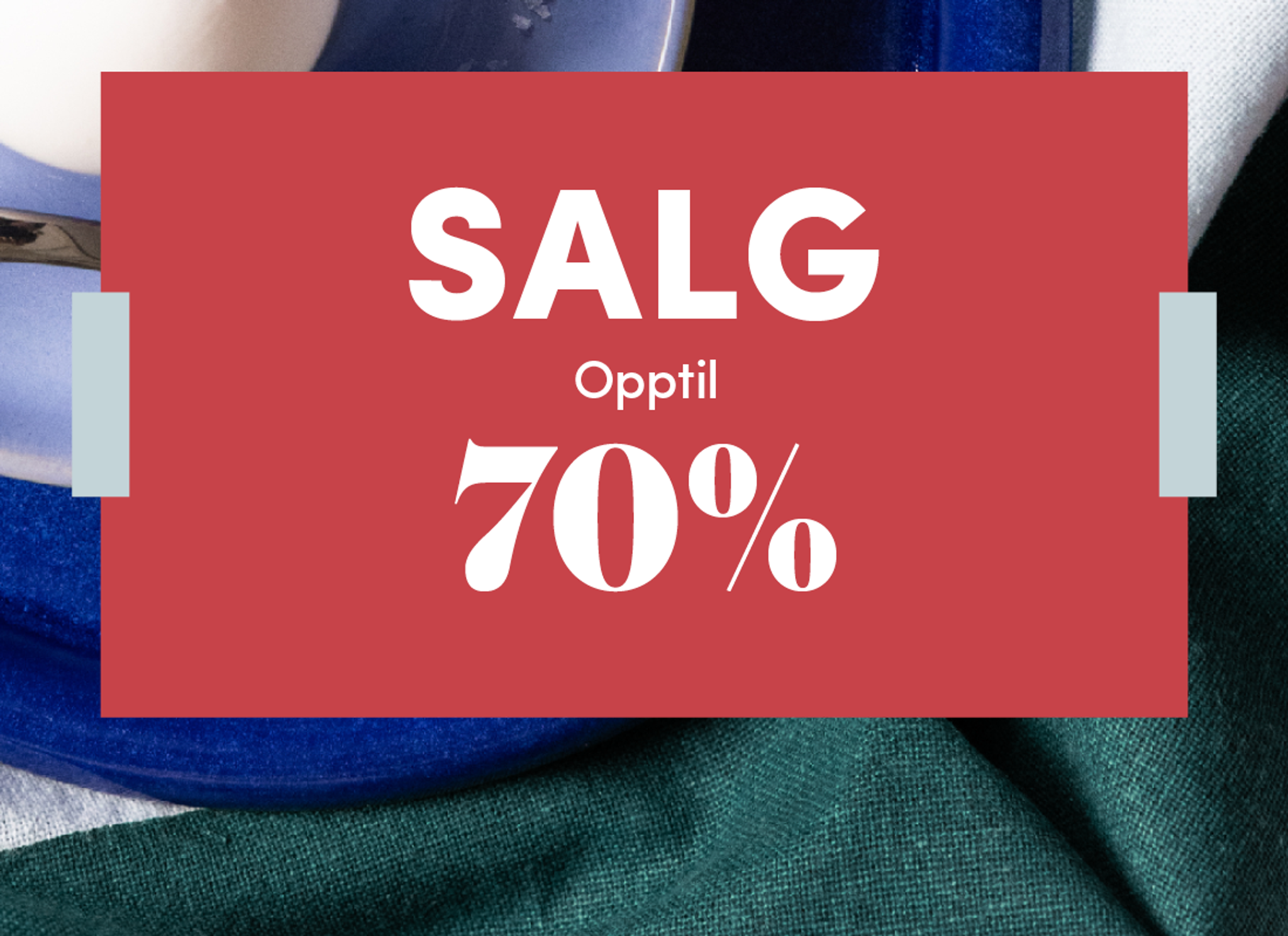 Red banner with white text "SALE Up to 70%".