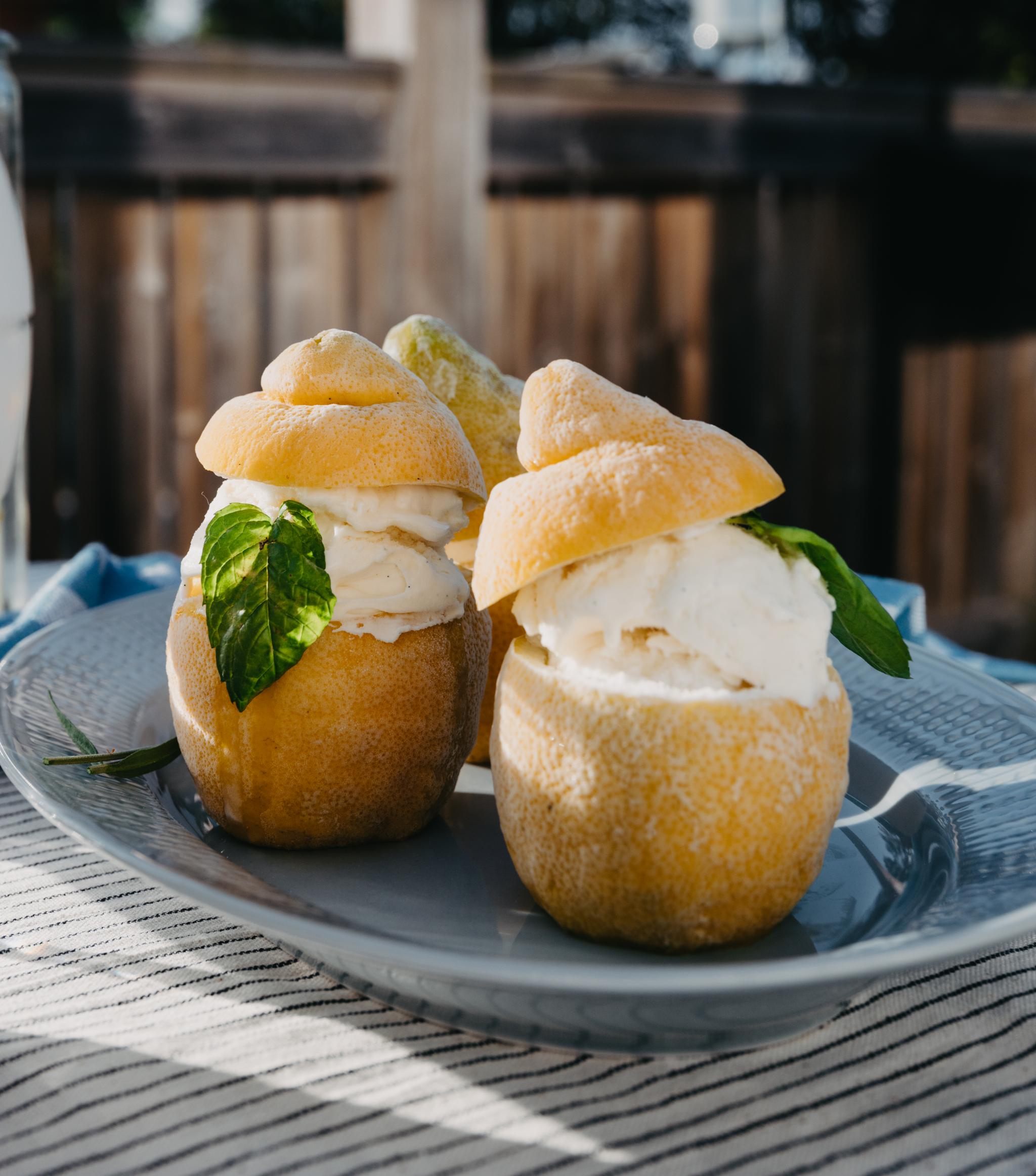 Iskrem i store mengder!