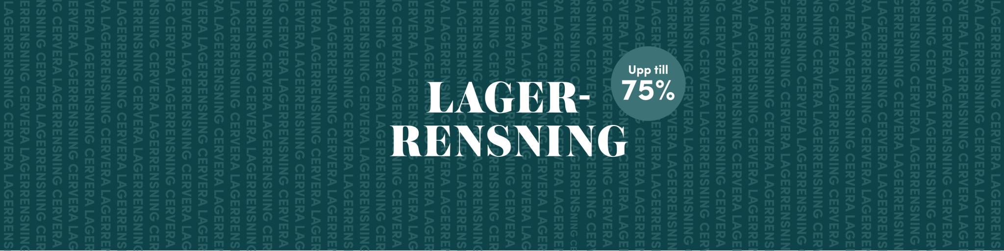 Lagerrensning - upp till 75% rabatt