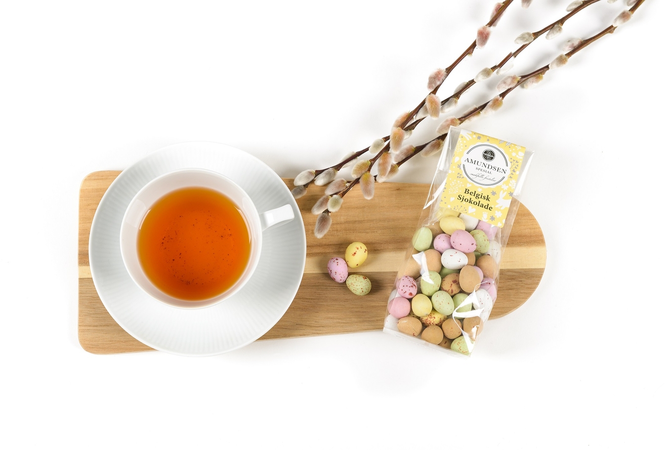 Amundsen kahvit Pääsiäisherkut makeiset lahjat pääsiäislahja teet