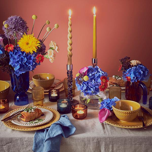 En dukning med karaktär