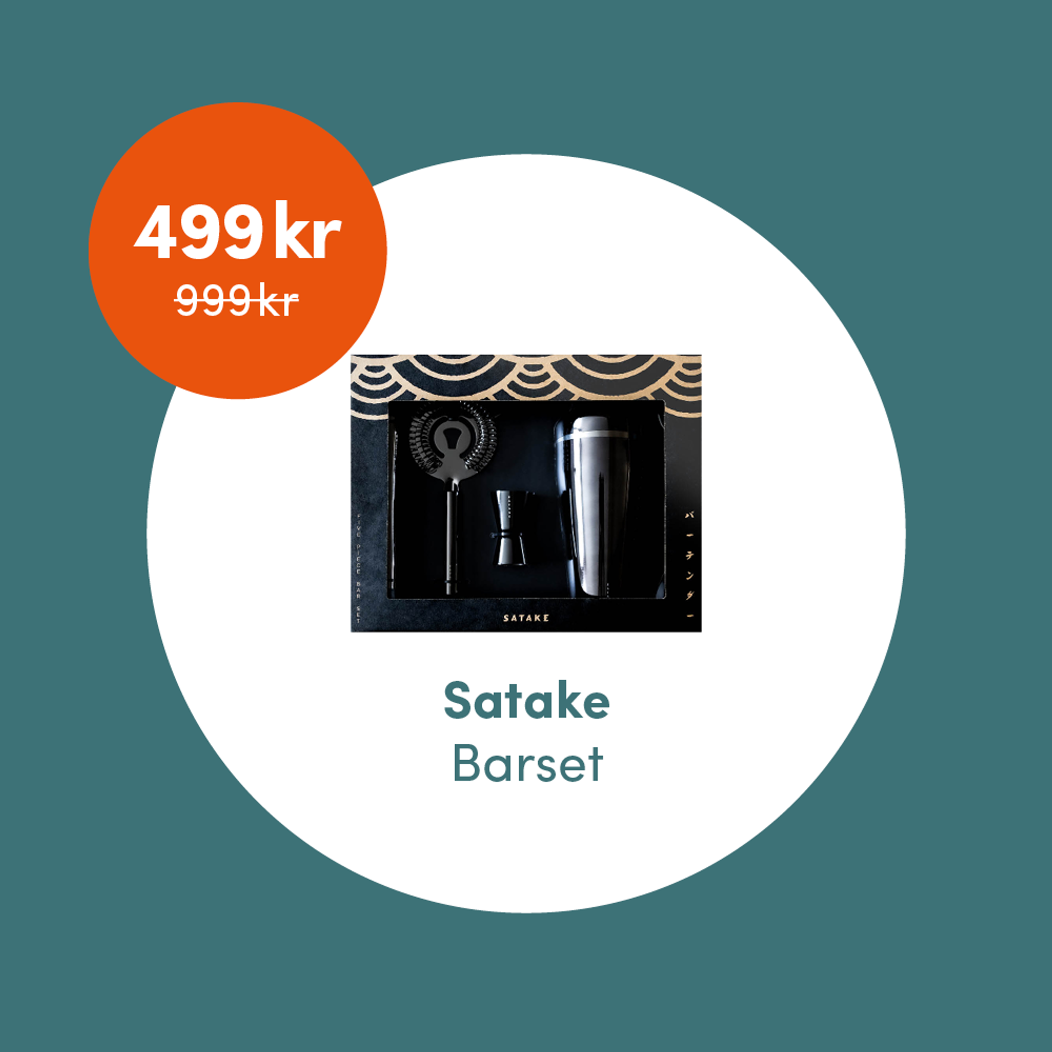 Medlemsklipp! Satake barset 499 kr