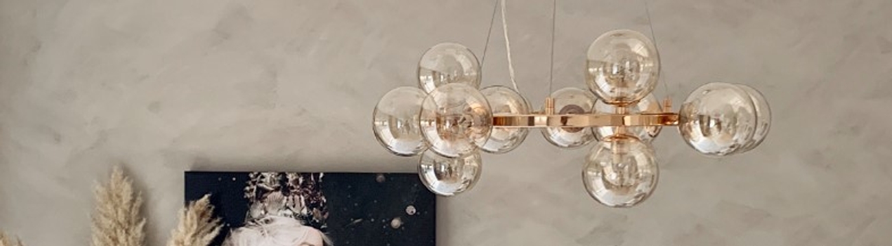 By Rydéns Splendor taklampa Amber