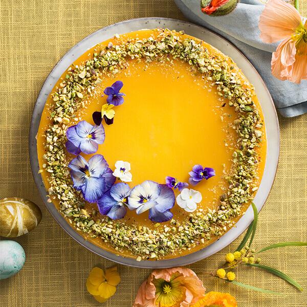 Mangojuustokakku resepti pääsiäisen reseptit jälkiruoat kevät