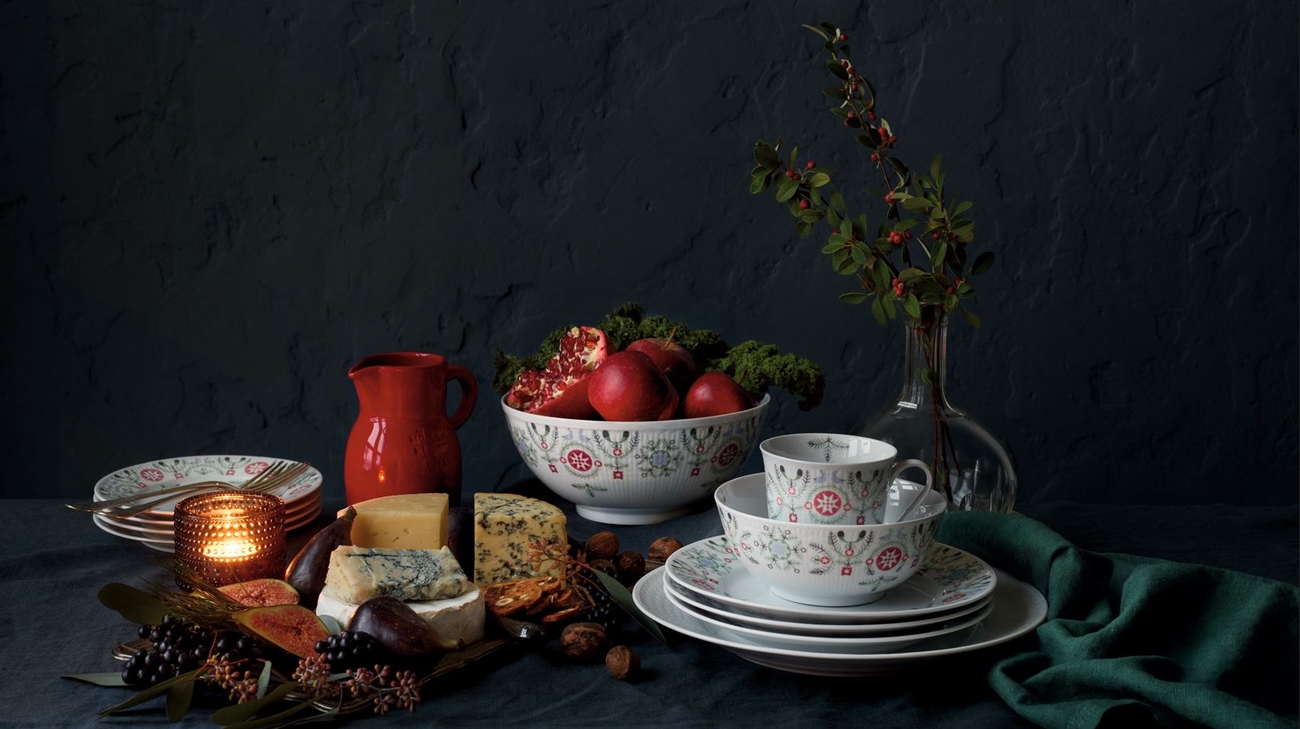 Juletallerkener fra Swedish Grace Winter