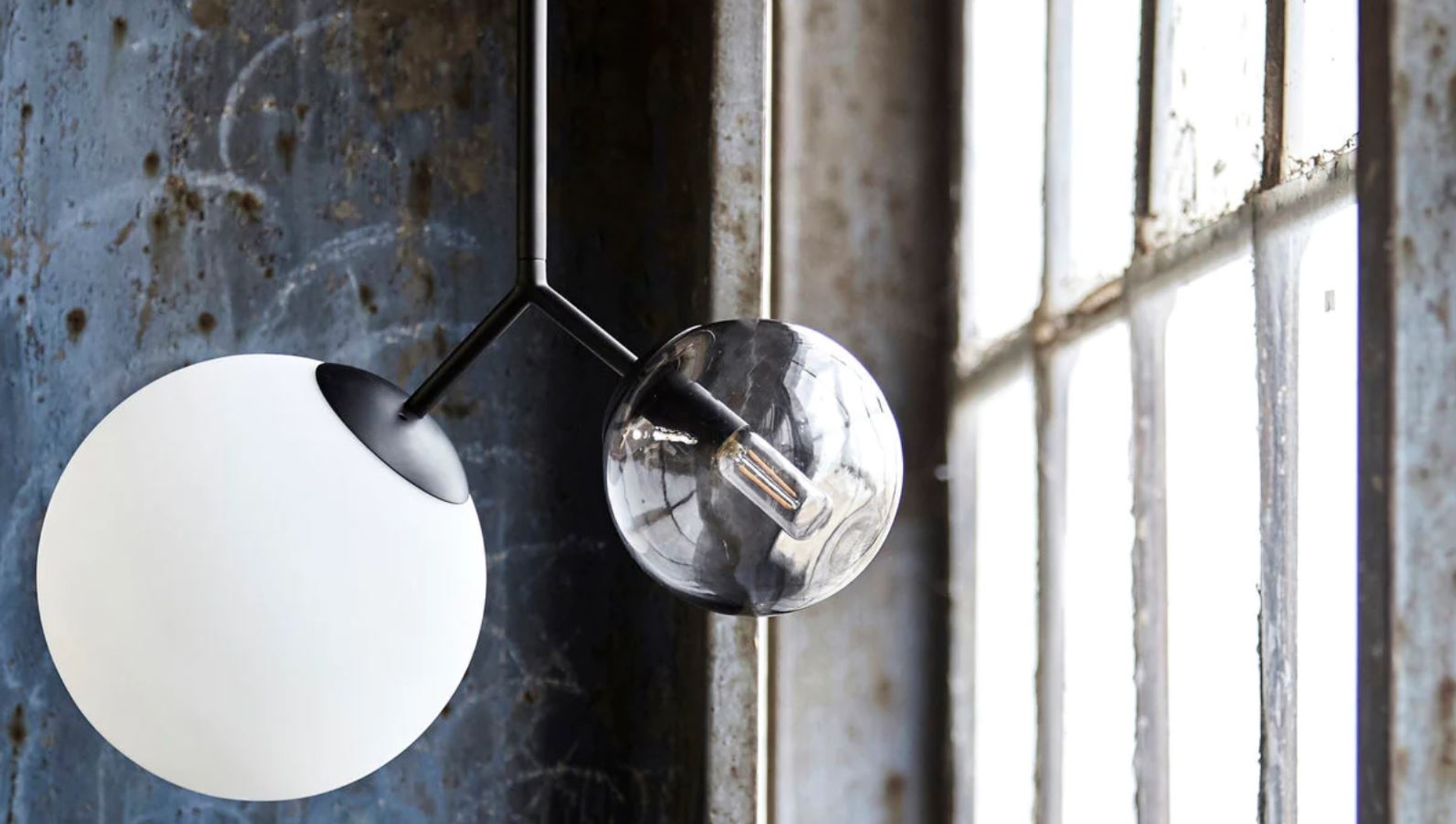 House doctor taklampe i glass