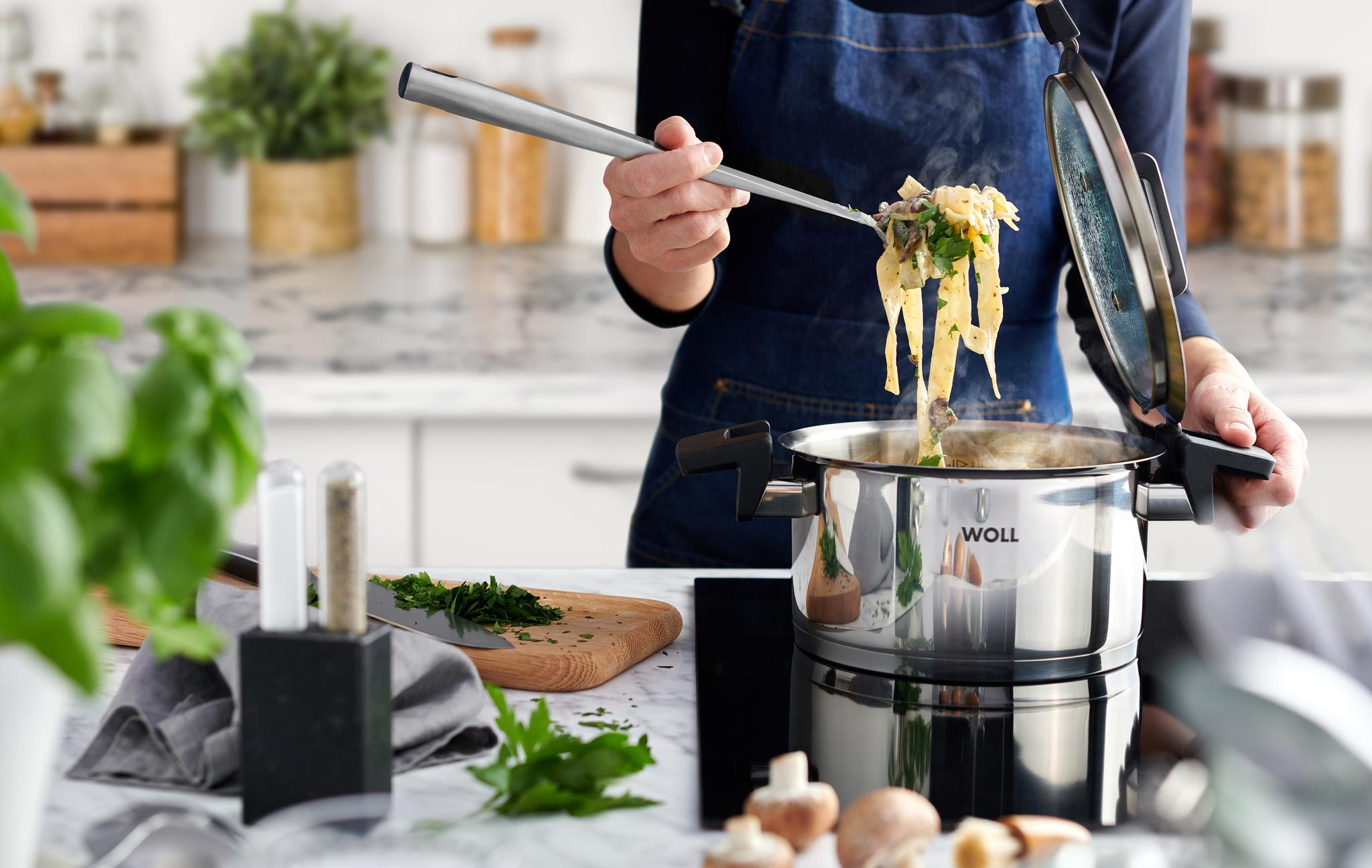Woll kattilat keittiötarvikkeet pastan keittäminen