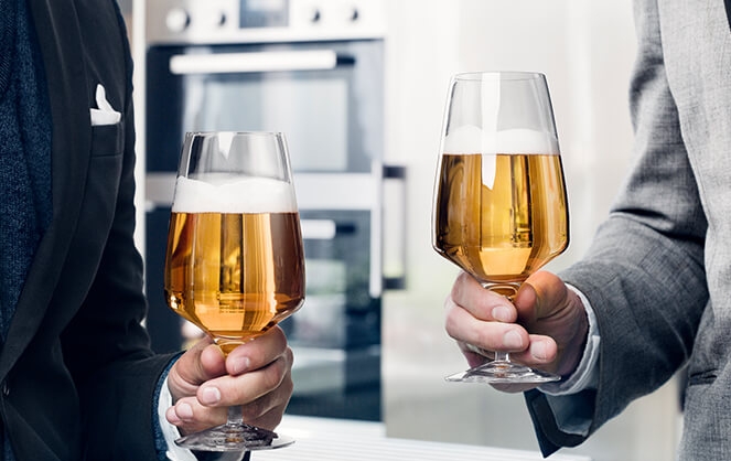 Ølglass Pulse fra Orrefors