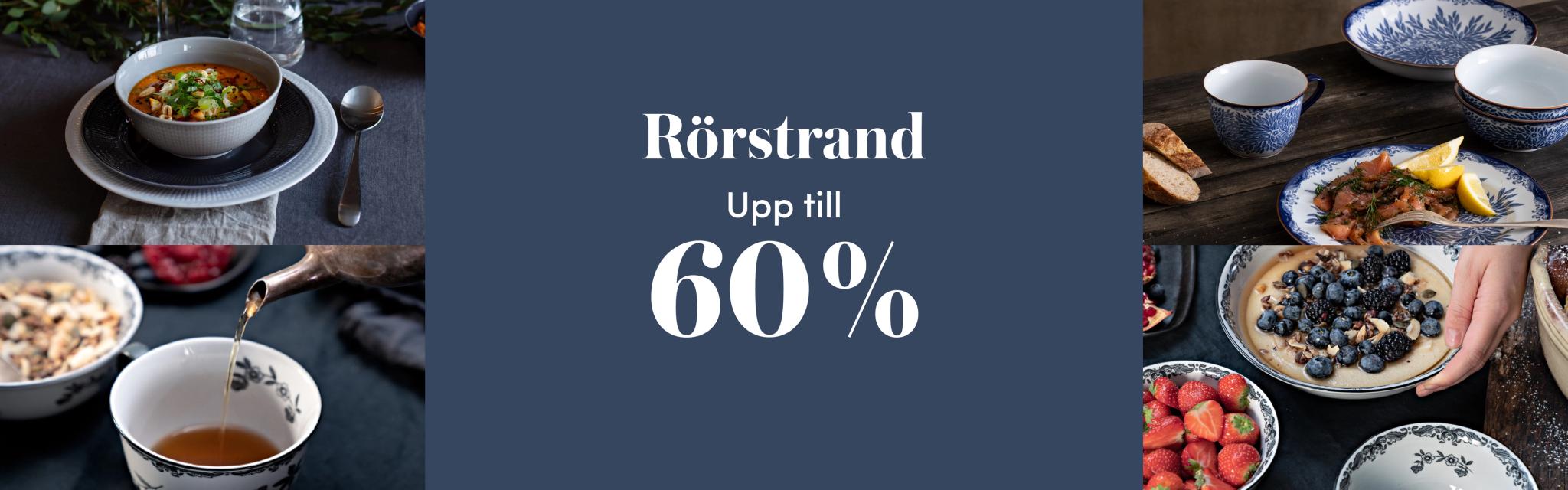 Rörstrand upp till 60%