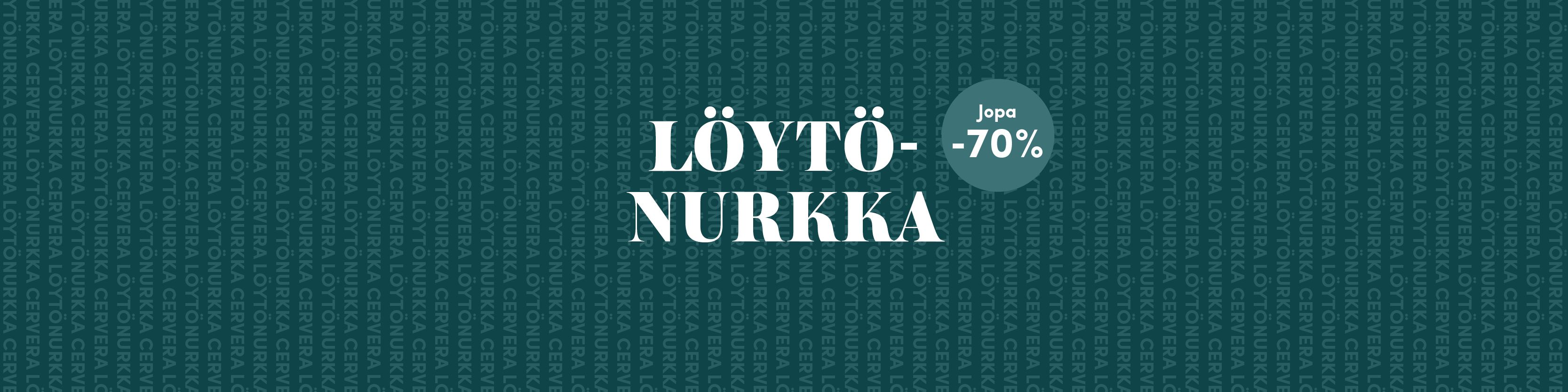 Löytönurkka - Jopa -70%