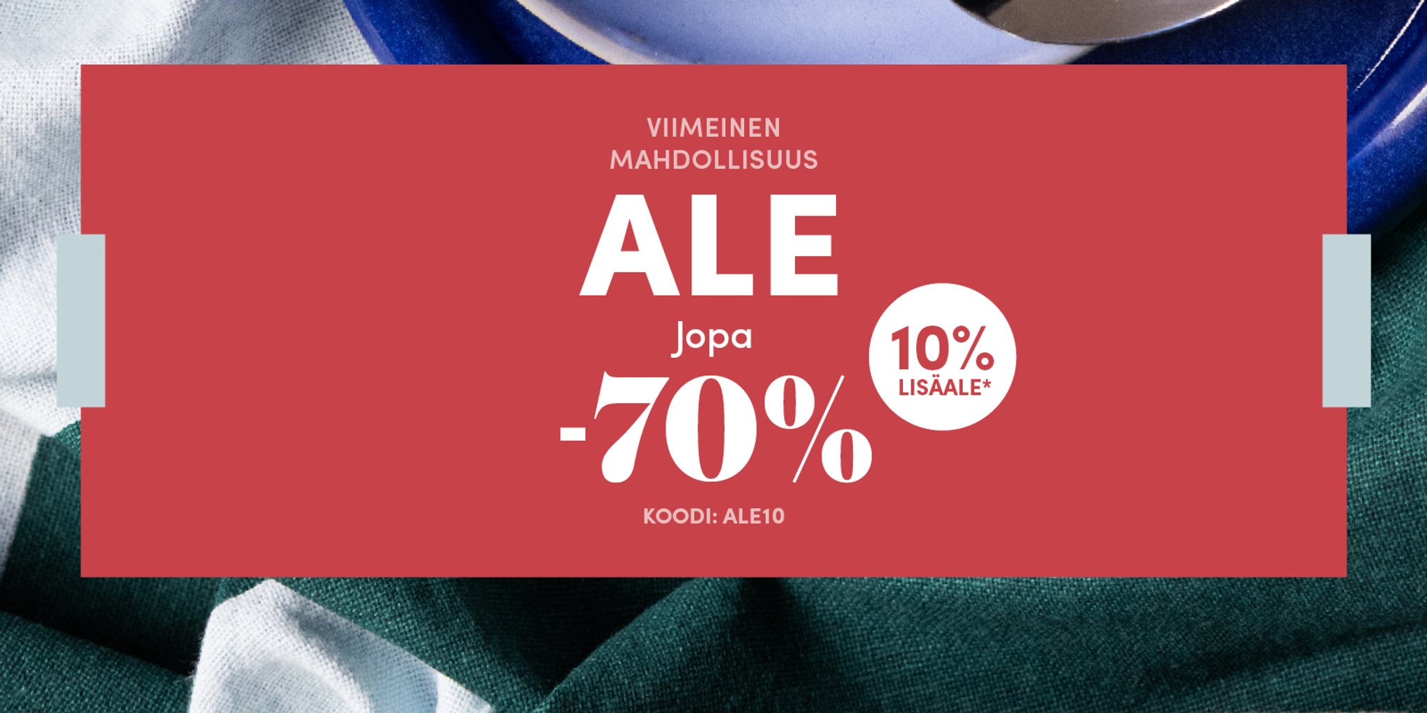 ALE jopa -70%