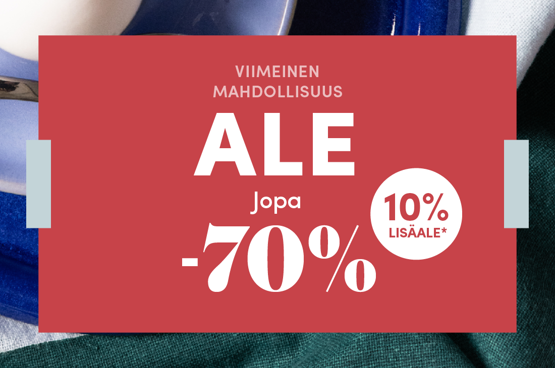 ALE jopa -70%