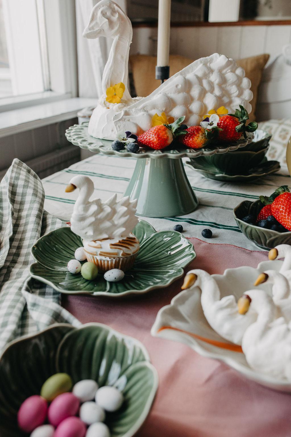 Pavlova med passionsfrukt