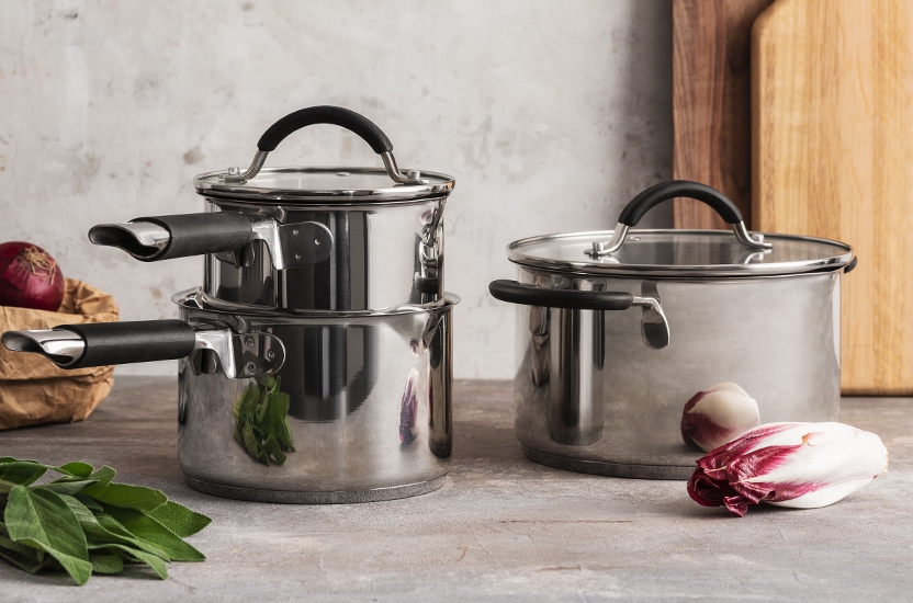 kattilat puurokattilat ruoanlaitto kattilasarja erikokoiset kattilat ruostumaton teräs