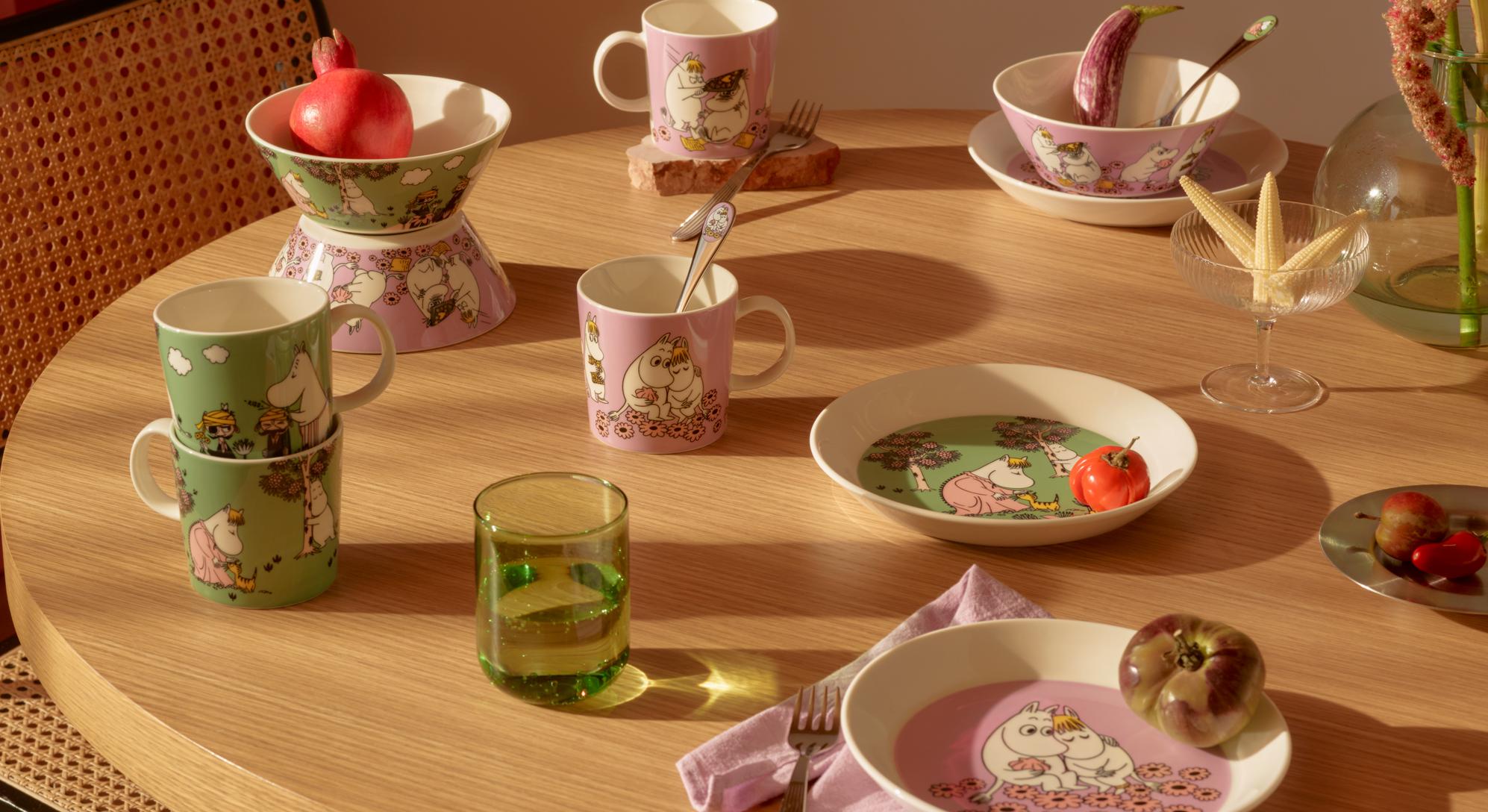 Förälskade & Omtanke – Nya Muminmuggar 2026