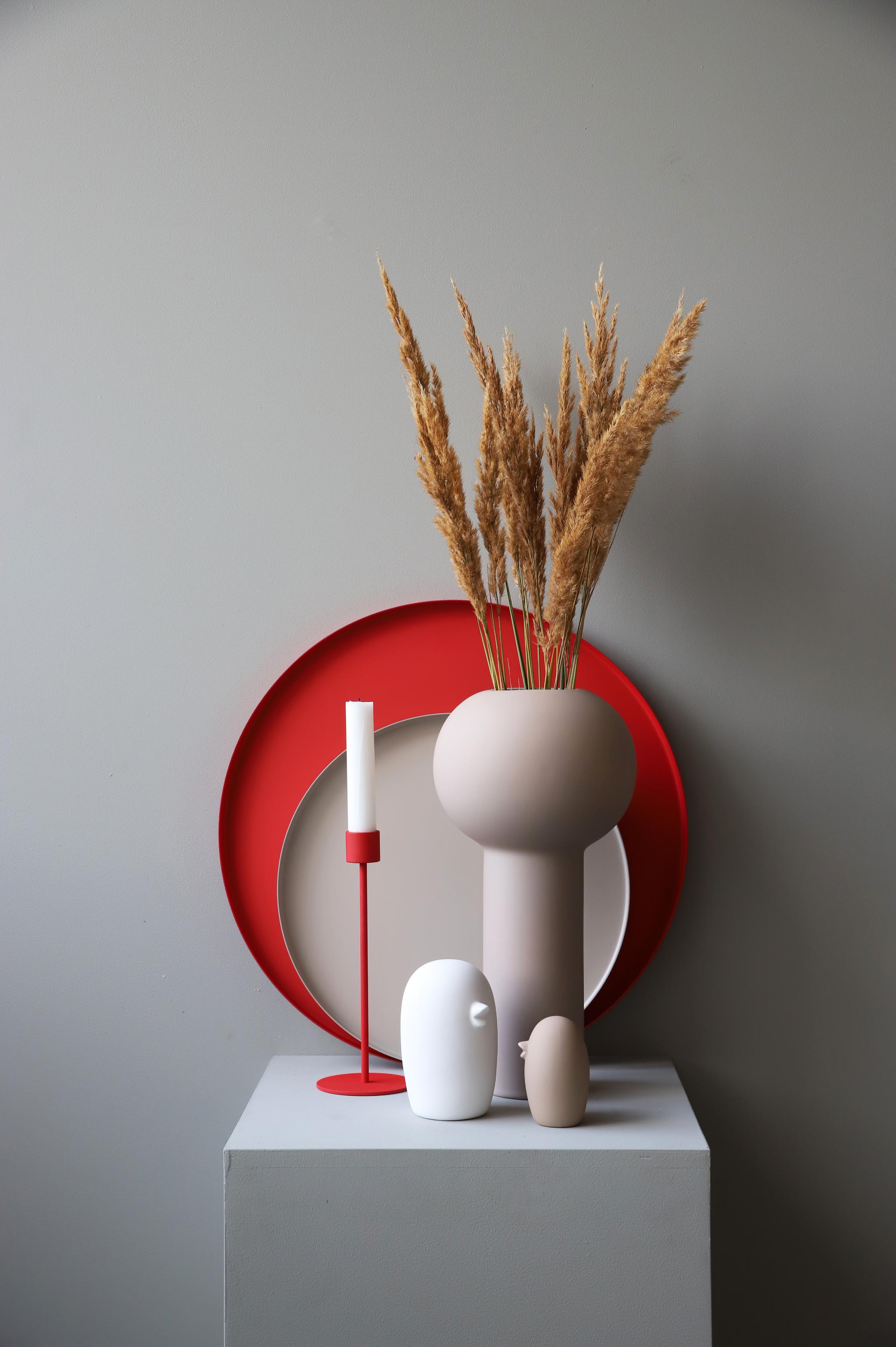 Cooee pillar maljakko candlestick kynttilänjalka tray tarjottimet linnut kasvit