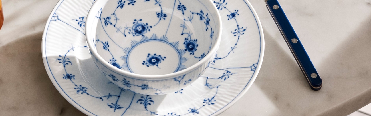 Royal Copenhagen Blue Fluted Plain